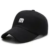 Embroidery Women's Cap Soft Cotton Men's Caps for Men M Letter Curved Eaves Baseball Male Hat Hats Apparel Accessories