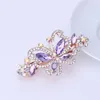 Women Luxury Crystal Rhinestones Butterfly Shape Hairpins Sweet Hair Clip Barrettes Fashion Hair Accessories