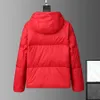 Modeheren Down Jacket Parkas Coats Hooded Luxury Multicolor kwaliteit Casual Outportje Keep warme ritsjipper witte downs badge decoratie mannen dames kleding