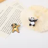 Pug Panda Enamel Pins Custom Funny Dance Brooches Lapel Badges Cute Cool Punk Animal Jewelry Gift for Kids Friends6087487