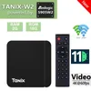Nowy tv, pudełko Tanix W2 Amlogic S905W2 2G 16G 2.4G 5G podwójny dekoder Wifi bluetooth odtwarzacz multimedialny android 11 Pk TX3 MINI