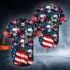 Summer Flag Skull you you name baseball Jersey Shirt 3D print s hip hop tops love gift 220713