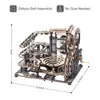 Robotime Rokr Marble Night City 3D Wooden Puzzle Games Assembly Waterwheel Model Toys for Kids Kids Birthday Gift 220715