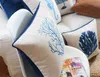 Mediterranean pillow American Marine Series Pillow cushion home decorative Pillows Linen pillowcase sofa cushion 220816