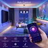 Bande lumineuse LED avec commande vocale Alexa WIFI, lampe intelligente Tuya 12V RGB 5050, étanche, Flexible, pour la maison, Festival Tira, Fita