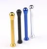 Aluminum alloy toilet suction filter Smoking Pipes Mini Metal snuffs pipe smoking set snuff bottle