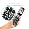 Unlocked Flip Senior WCDMA 3G Mobiltelefon Original ArtFone G3 Big Keypad för äldre Sime Sim -kort Celulares FM SOS -mobiltelefoner med laddningsdocka