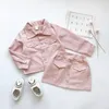 Baby Girl Clothes Set Cotton Infant Toddler Girls Jean JacketDenim Skirt 2PCS Primavera Autunno manica lunga Set di abbigliamento Outfit 220809