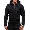 est Autumn Winter Fashion Fleece Hoodie Mens Casual Slim Thermal Lined Hood Jacket Sweatshirt Zip Outerwear Warm 220714