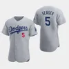 Beyzbol 2 Jake Lamb Jersey 6 Trea Turner 17 Stefen Romero 45 Matt Beaty 8 Zach McKinstry 5 Freddie Freeman 11 AJ Pollock 57 Jason Martin City Connect Mavi Beyaz Siyah