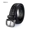 Classic luxury Men's and women's leather belt high-end quality original needle buckle pure hand woven head TopSelling Paris