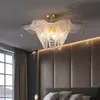 Amerikan tam bakır kristal kolye lambaları fransız lüks% 100 bronz kolye ışıkları fikstür Led modern damla oturma odası villa ev kapalı aydınlatma