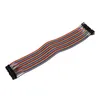 Autres accessoires d'éclairage Pcs Femelle à Soudure Flexible Breadboard Jumper Cable 40Pcs 20Cm 2.54Mm Male BreadboardOther