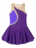 Stage Wear Bambini Ragazze Pattinaggio di figura Abito senza maniche Balletto Body Tutu Ginnastica Ballerina Costumi Performance Dance DressStage