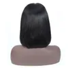 Brazylijskie proste włosy krótkie peruki bob 4x4 Lace Closure Bob Human Hair Peruki Nature Kolor Gagaqueen Hair