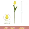 Dekoracyjne kwiaty wieńce 5 sztuk tulipan sztuczny kwiat prawdziwy bukiet dotykowy fałszywy styk nordycki do dekoracji ślubnej suszone wystrój domu