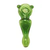 Chinafairprice Y145 Cachimbo de cerca de 4,1 polegadas Tela estrela Perc Colher de tabaco colorida Tigela 2 pontos Tubos de vidro anti-rolamento Dab Rig