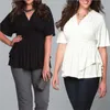 Women's Blouses & Shirts Sexy Women Solid Plus Size 6xl Tops Ladies Blusas Clothing Mujer De Moda 2022 Womens And