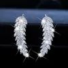Stud Earrings For Women Delicate Feather & Leaf Shaped Gold-Colour Party Daily GiftFashion Jewelry KAE060Stud Moni22