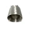 1 Pcs Matte Stainless Steel Car Muffler Tip System Pipe Universal Exhaust Tip 57MM 60MM 63mm GTI MK7 Golf7 Nozzle