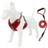 Harnais pour chiens, laisses sans traction pour animaux de compagnie, avec Clips, gilet réglable et rembourré, réfléchissant, sans starter, pour grands chiens