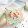 Gift Wrap 10pcs Green Forest Style Wedding Candy Box Cube Boxes Party Supplies Packing Baby Shown Favors BagGift