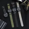 Air Force Field Watch Fabric Strap 24 Hours Display Japan Quartz Movement 42mm Dial 220805