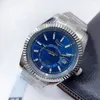 Relógios de qualidade masculinos de 42 mm de aço inoxidável Men 2813 Automático mecânico luminoso relógios de pulso impermeável Montre de luxo