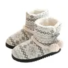 Pantofole invernali in pelliccia per la casa, in cotone caldo, con plateau, scarpe da pavimento per interni, per le donne femminili, per ragazze, in tessuto peluche, comode pantofole Y201026
