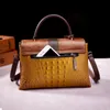 Abendtaschen 2022 Luxusdesignerinnen Frauen Leder Handtaschen Hand für Frau Vintage Alligator Messenger Tasche Tasche Schulter