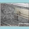 Łazienka Shees Sprzęt w kąpieli domowy ogródek stalowy szelf uchwyt do przechowywania stojak kuchenny EDC WALL WATKING SHEING SHEING Water Water Siers Siers