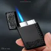 Butangas Jet Blue Flame Tändare rökningstillbehör Torch Cigarettändare Turbo Flame Gifts för män Dropshipping