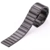 Oglądaj pasma Solid Stali Stael Bransoletka 16 mm 18 mm 20 mm 22 mm 22 mm Srebrny czarny szczotkowane metalowe pasma obserwacyjne Strapwatch Hele22