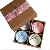 Japansk färg köksredskap porslin keramisk skål med låda porslin set 220408