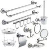 Bath Accessory Set Modern Silver Polished Chrome Hardware Sets Wall Mounted Solid Brass Bathroom Accessories Products Yt1Bath