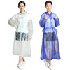 Carino trasparente adulto impermeabile con cappuccio leggero impermeabile da viaggio elegante impermeabile Pioggia donna coreana articoli per la pioggia MM60YY 201015