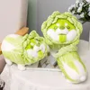 1PC 4555CM Kawaii Nese Cabbage Shiba Inu Feelble Dog Plush Toys Duża poduszka przytulna dekoracje pokoju dla dzieci Prezenty J220729
