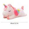 NUOVO 30 cm morbido unicorno peluche giocattolo bambino sonno cuscino bambola animale farcito peluche giocattolo regali di compleanno per ragazze bambini