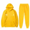 2023 Fashion High Street Brand Essentialsweater Tracksuits Tops Pants Two-piece Set Thread Chest Print Men's and Women's Hoodies Sweater