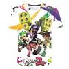 T-shirts masculino 3D Imprimir cartoon engraçado Summer Mulher camiseta splatoon hipster hip-hop crianças camisetas de camisetas