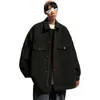 Męskie mieszanki wełny zimowe i bawełniane wełniane płaszcz Męscy ciepła moda swobodna kurtka Koreańska luźna krótka męska płaszcz S-2xl Kend22 T220810