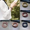 Bangle Universal Natural Ebony Armband Retro Solid Wood Armband Islamiska gåva smycken Fashion Accessories Melv22