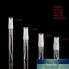 5pcs/Pack Portable Black Clear Mini Perfume Glass Bottle Empty Cosmetic Travel Sample Test Tube Thin Vials