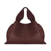2022 New Cowhide One Shoulder Messenger Handbag Number Neuf Series Nine POLENE Square Lunch Box No. 9 Dumpling Bag