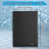 ذكية قابلة لإعادة الاستخدام محفوظة محفوظة حلزوني A4 Paper Paper Notepad Pocketbook Journal Journal School Drawing Gowning 220707