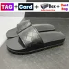 2022 디자이너 슬리퍼 남성 여성 슬라이드 상자 먼지 가방 카드 신발 블룸 웹 블랙 플로럴 딸기 프린트 슬라이드 가죽 고무 빨간 샌들 클리어