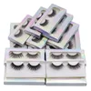 3D Mink Lashes Faux Mink False 속눈썹 천연 긴 극적인 울트라 wispies Fluffy Eyelash Full Strips 가짜 눈 속눈썹 확장 메이크업 도구