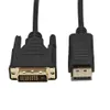 DP DisplayPort till DVI-kabel 1.8m Displayport till DVI-D 24 1Pin Adapterkablar Anslutningar för HP Dell Asus