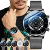 CWP Ultra-Thin Mesh Fashion Casual Steel Belt Quartz Watch Men Watches Montre de Luxe C5