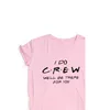 Jag gör brudbesättning vi kvinnors t-shirt kommer att vara där för er kvinnor Bachelorette Party Bridal Team Wedding Kort ärm